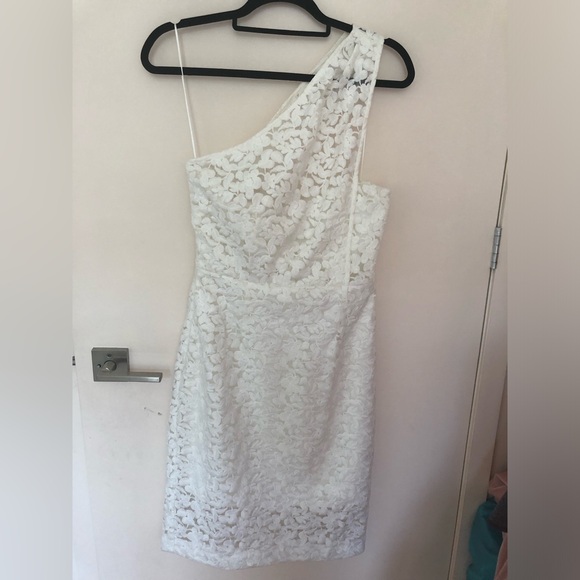 Reiss- Sophia one shoulder dress size 8 - Picture 2 of 2